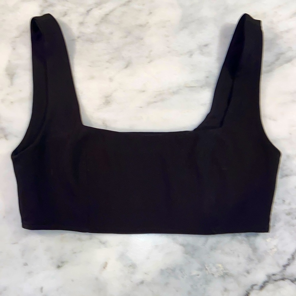 Princess Polly Black Crop Top